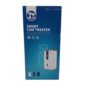 Dogness Smart Cam Treat Dispenser WIFI Cat & Dog HD Cam Mic & Speaker Black NEW